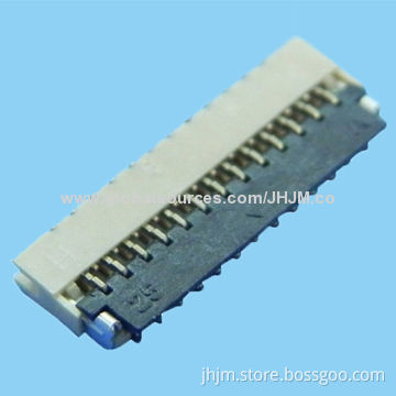 FPC Connectors, 0.3mm Pitch, 1.00mm H,ZIF Front-flip,Lower Contacts,Right Angle/SMT Type, Phone/iPad
